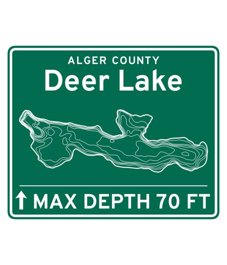 Deer Lake road sign design