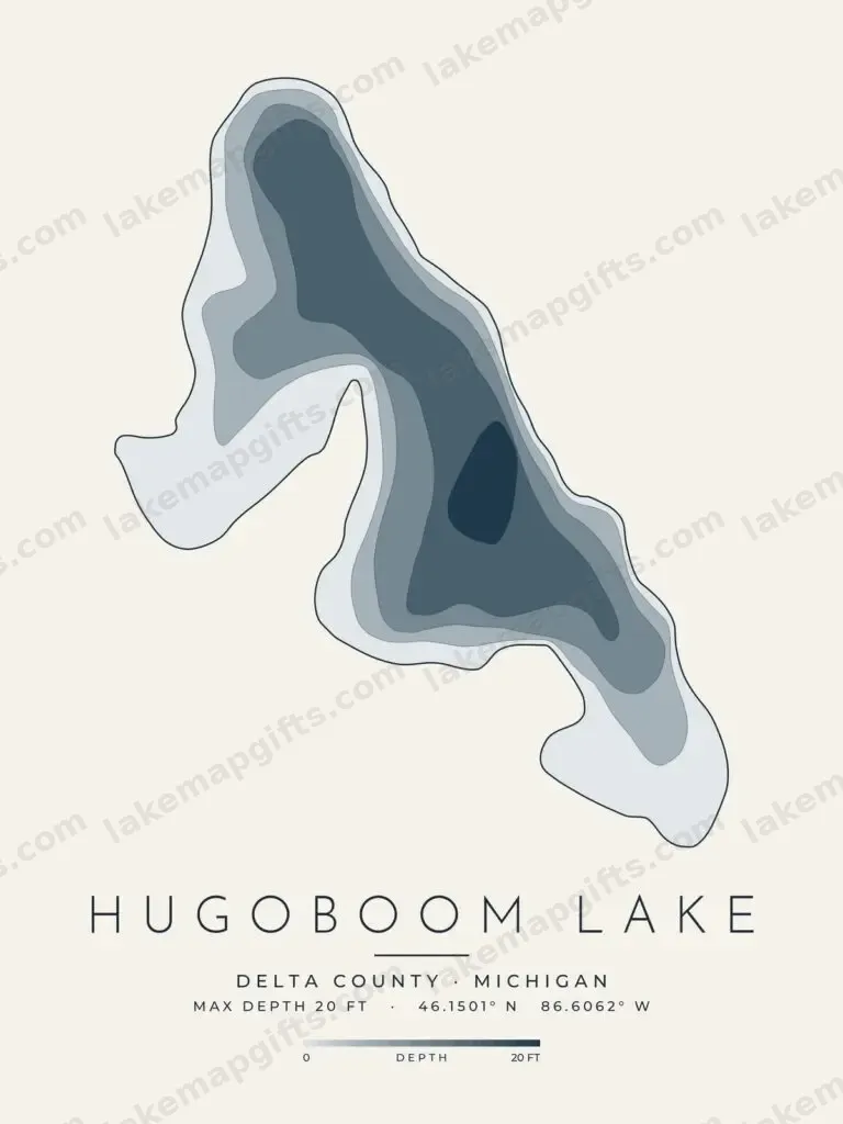 Hugoboom Lake depth map