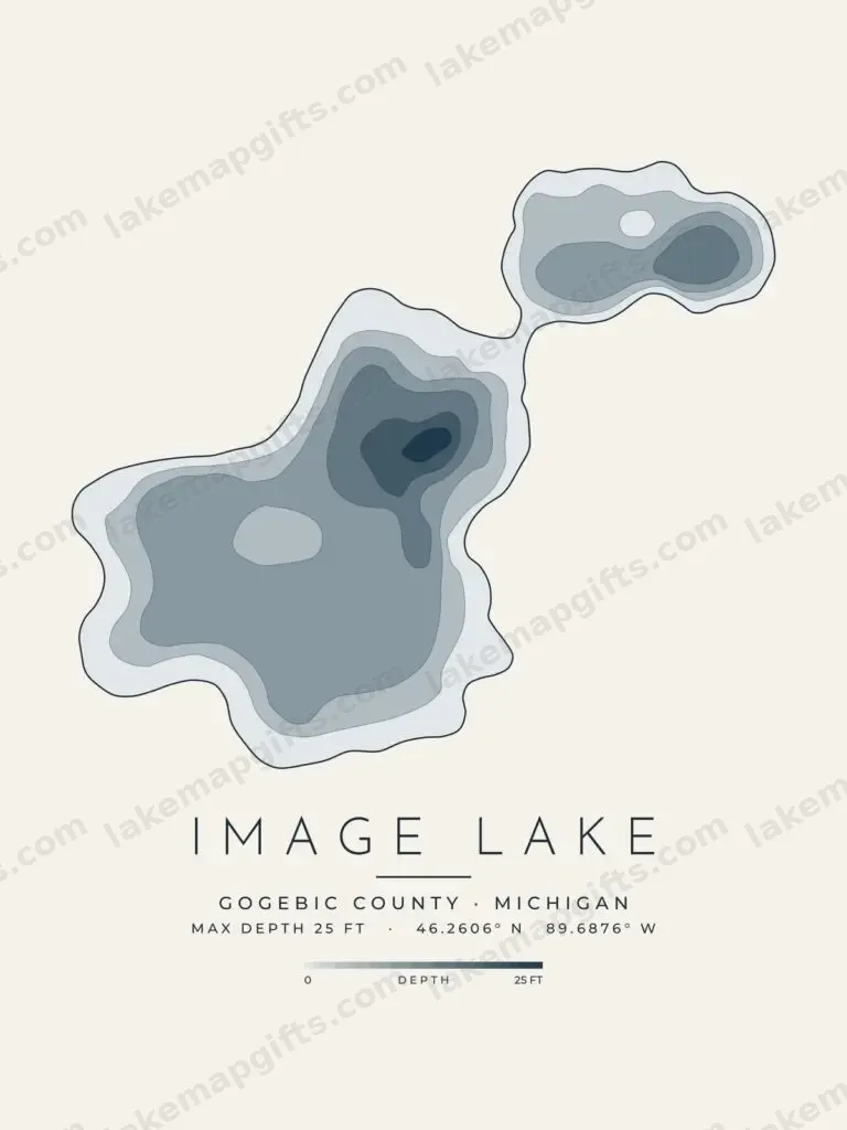 Image Lake depth map