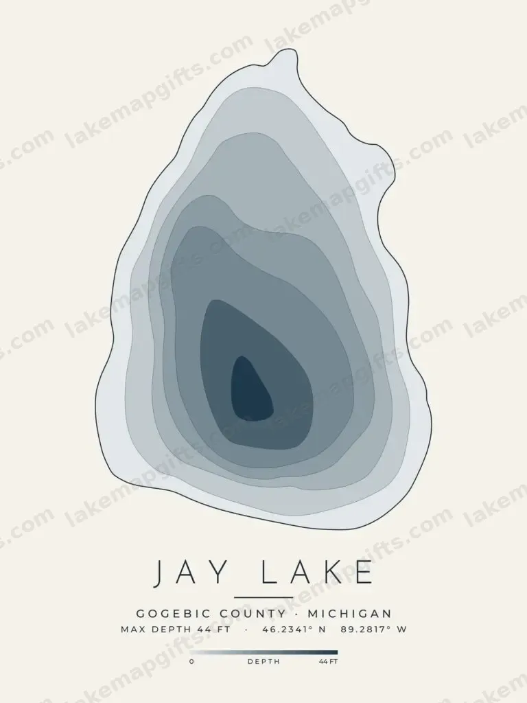 Jay Lake depth map
