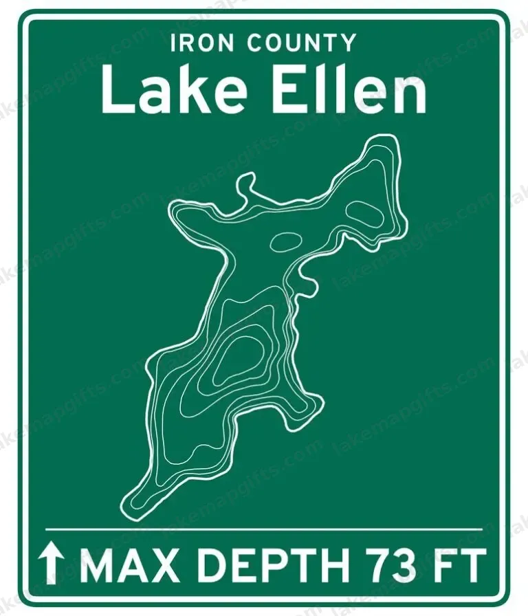 Lake Ellen road sign design